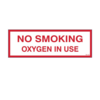 Nevs Printed Chart Tape - No Smoking Oxygen In Use NT-122